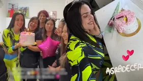 Rosángela fue sorprendida por maquilladoras de EEG en cumpleaños