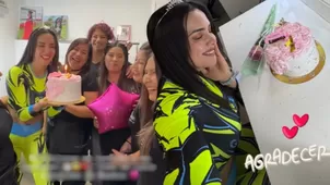 Rosángela fue sorprendida por maquilladoras de EEG en cumpleaños