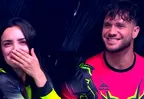Rosángela Espinoza y Fabio Agostini infraganti en detrás de cámara