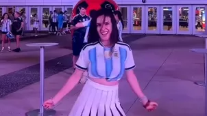 Rosángela viajó a Mundial 2026 para alentar a Argentina con baile