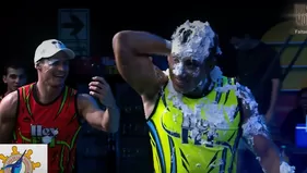 Said Palao celebró su cumpleaños con tremendo tortazo en la cara