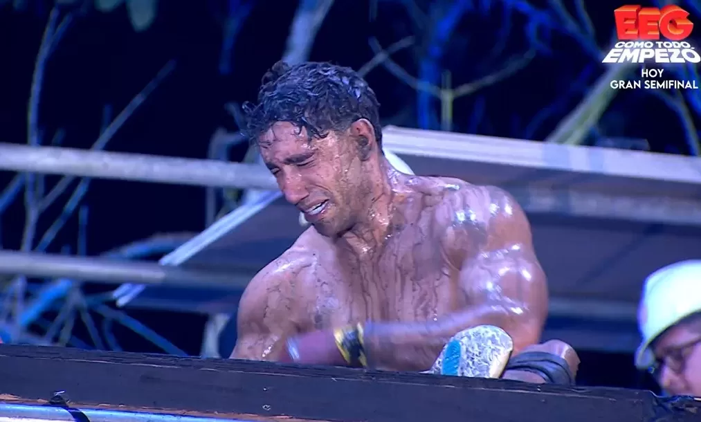 Said Palao lloró tras ganar la semifinal de EEG.