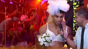 Said Palao se vistió de 'novia' para su despedida de soltero