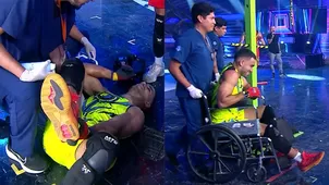 Said Palao sufrió fuerte golpe y fue atendido de emergencia
