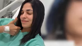 Sirena Ortiz mostró cómo estaba su rostro antes de su operación de emergencia