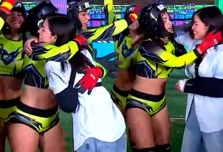 Sirena Ortiz reapareció en EEG y sorprendió a Raysa Ortiz. | Fuente: América Televisión