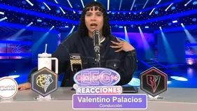 Valentino Palacios sorprendió como conductor de 'EEG El React'
