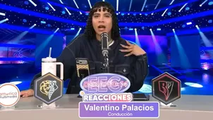 Valentino Palacios sorprendió como conductor de 'EEG El React'