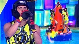 Vasco Rodríguez y su aparatosa caída a la piscina en EEG