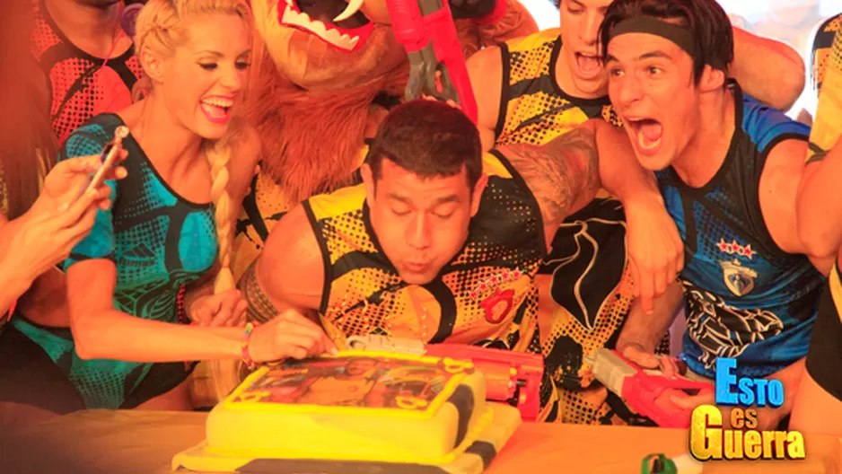 Yaco Eskenazi celebró cumpleaños en Esto es Guerra