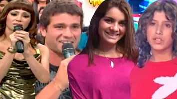 Yahaira Plasencia, Korina Rivadeneira, Melissa Loza y Yaco Eskenazi lucían así en su paso por Habacilar