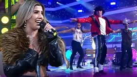 Yahaira Plasencia quedó encantada con baile de Pancho Rodríguez