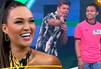 Angie Arizaga quedó impactada al conocer al doble de Jota Benz en vivo