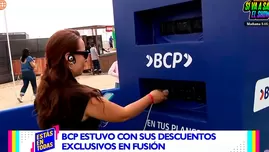 BCP estuvo con sus descuentos exclusivos en Fusión 