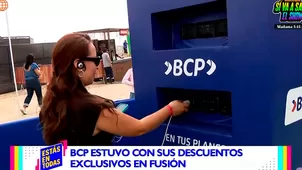 BCP estuvo con sus descuentos exclusivos en Fusión