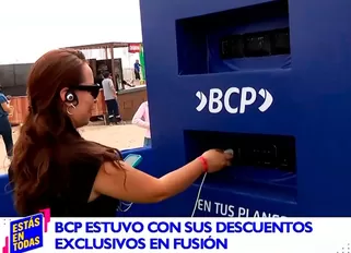 BCP estuvo con sus descuentos exclusivos en Fusión 
