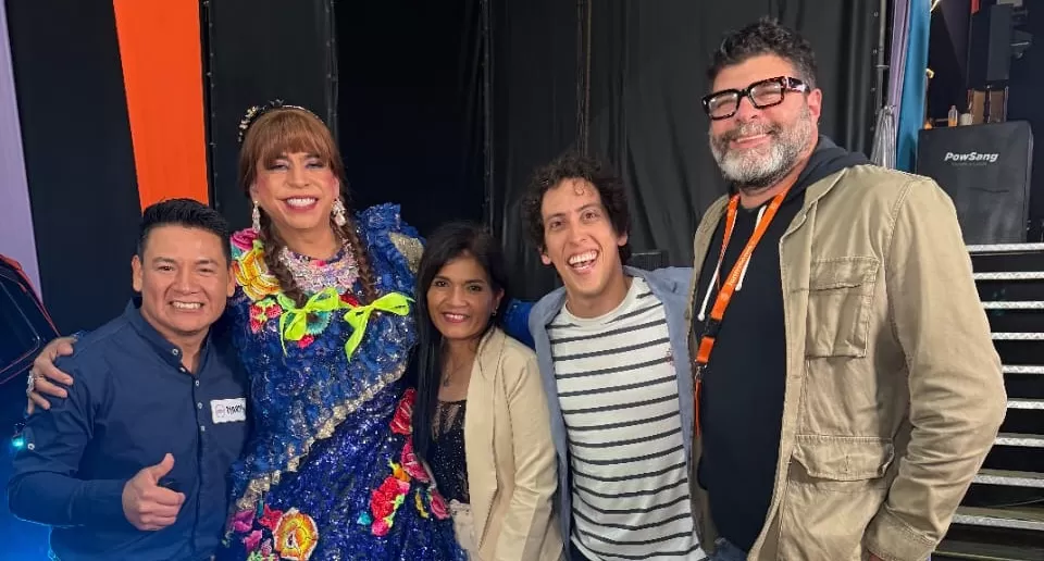 El ganador estallando de alegría