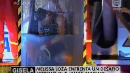 	<p>Melissa Loza cumplió desafío extremo encadenada y bajo el agua.</p>