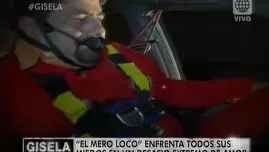 	<p>El Mero Loco cumplió desafío extremo a 15 metros de altura.</p>