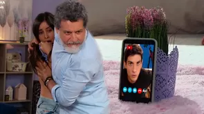 Américo encontró infraganti a Lucía y Franco en videollamada y estalló de rabia