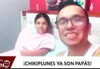 "Los Chikiplunes" se convirtieron en padres por primera vez 