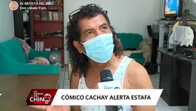 Cómico Cachay revela que estuvo a punto de ser estafado