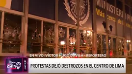 Conoce los lugares del Centro de Lima que fueron destrozados por vándalos en marcha