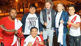 Ricardo Gareca protagonizó conmovedora despedida con su doble peruano y el "Hincha israelita"