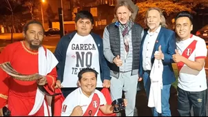Ricardo Gareca protagonizó conmovedora despedida con su doble peruano y el "Hincha israelita"