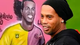 	<p>Ronaldinho: Borran mural del futbolista brasileño en las Caras de Atahualpa</p>