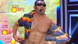 	<p>Víctor Hugo Dávila mostró su torso desnudo como el nuevo chico sexy del clima.</p>