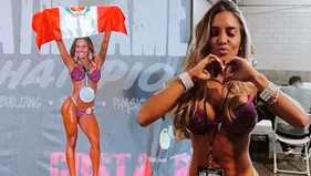 Ximena Hoyos ganó concurso internacional de físicoculturismo 