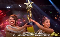 Final de La Gran Estrella: Indira Orbegozo y Karla Zapata fueron las ganadoras del programa - Noticias de pelicula