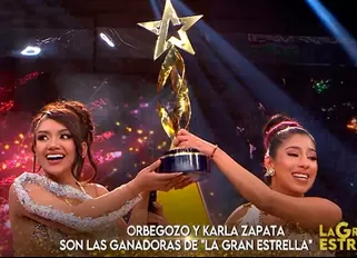 Final de La Gran Estrella: Indira Orbegozo y Karla Zapata fueron las ganadoras del programa