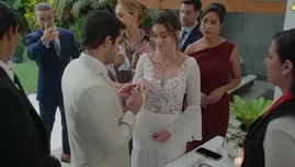 Walter y Stefania se casaron en una improvisada boda