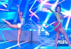 Luciana Fuster se enfrentó a Karen Dejo en gimnasia rítmica con presentaciones de infarto