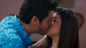 Gabriel sorprendió a Martina robándole beso