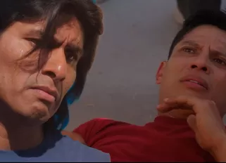 León sufriendo en la cárcel | Composición: Katherine Lozano