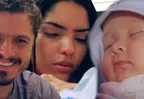 Mabel dio a luz y Eus se emocionó al conocer a su nuevo "hijo" 