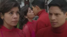 Martina sorprendió a León al robarle un beso