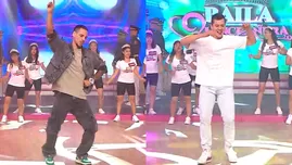 Anthony Aranda y Gino Pesaressi se enfrentaron en duelo de baile