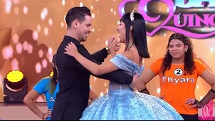 Brenda Matos se convirtió en quinceañera y bailó con Anthony Aranda