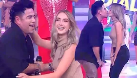 Bruno Zaretti de Axé Bahia protagonizó tierno beso con su esposa