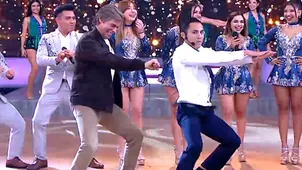 Carlos Baute bailó "La máquina" con el "presidente"