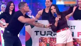 Christian Domínguez se "descontroló" y Tula Rodríguez huyó del set. | Fuente: América Televisión