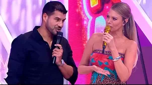 ¿Erick Delgado y Laura Huarcayo coquetearon en vivo ante cámaras?