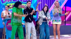 Hija de Erick Elera enseñó a bailar a Anthony Aranda y Laura Huarcayo
