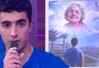 Jorge Guerra se conmovió en vivo al ver el cuadro de su abuela fallecida