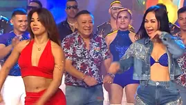 Karen Dejo y Linda Caba se enfretaron en duelo de baile | Composición: Karina Guimaray