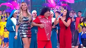Laura Huarcayo recreó ampay con Carlos Alcántara en concierto